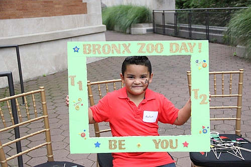 Framed child at Bronx Zoo Diabetes day